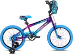 Genesis 18 Illusion Girl's Bike, Blue/Purple - Image 3
